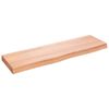 vidaXL K&uacute;peľňov&aacute; doska bledohned&aacute; 100x30x(2-6) cm o&scaron;etren&yacute; mas&iacute;v
