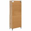 vidaXL Highboard Remeseln&yacute; dub 69,5 x 34 x 180 cm Kompozitn&eacute; drevo