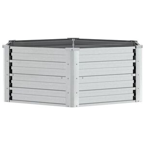 vidaXL Vyv&yacute;&scaron;en&yacute; z&aacute;hradn&yacute; z&aacute;hon 129x45 cm pozinkovan&aacute; oceľ strieborn&yacute;