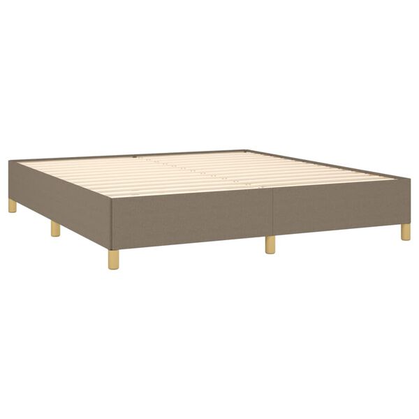 vidaXL Posteľn&yacute; r&aacute;m boxspring s matracom sivohned 160x200 cm l&aacute;tka