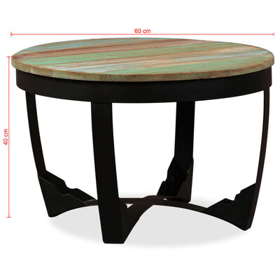 vidaXL Konferenčný stolík, recyklovaný masív 60x40 cm
