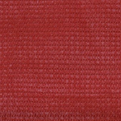 vidaXL Balkónová markíza, červená 75x400 cm, HDPE