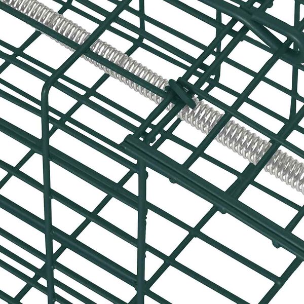 vidaXL Pasca na zvierat&aacute; Zelen&aacute; 31 x 13 x 12 cm Oceľ