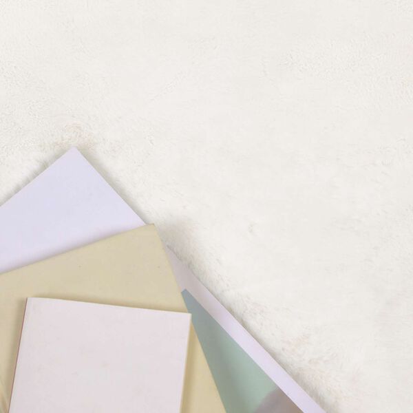 vidaXL Koberec z umelej kr&aacute;likovej kožu&scaron;iny Olite Kr&eacute;mov&aacute; 80 x 250 cm