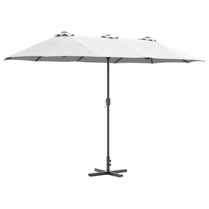 vidaXL Z&aacute;hradn&yacute; slnečn&iacute;k 370 x 197 x 239 cm Polyester a hlin&iacute;k