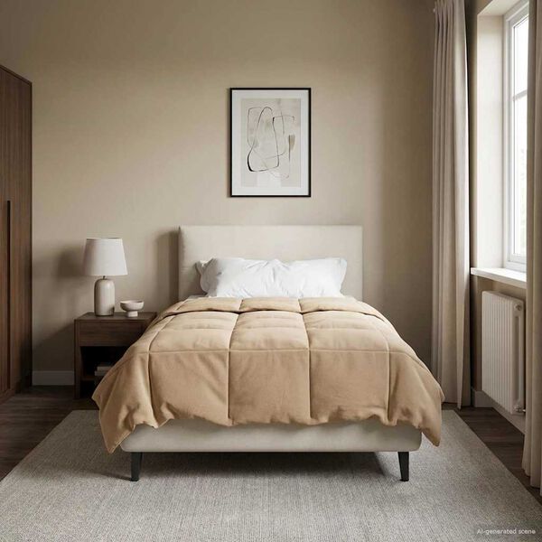 vidaXL Zimn&yacute; prehoz &Scaron;nurovan&yacute; Ružov&aacute; 155 x 220 cm Mikrovl&aacute;kno