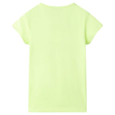 Detské tričko fluorescenčné žlté 92