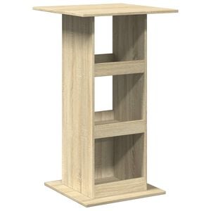 vidaXL Barov&yacute; st&ocirc;l s policami dub sonoma 60x60x102 cm kompozitn&eacute; drevo