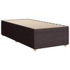 vidaXL Boxspring posteľ s matracom tmavohned&aacute; 100x200 cm l&aacute;tka