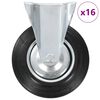 vidaXL 16 ks pevné kolieska 200 mm