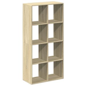 vidaXL Rozdeľovacia knižnica dub sonoma 69,5x29x137,5 cm kompoz. drevo