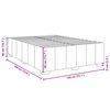 vidaXL Boxspring posteľ s matracom kr&eacute;mov&yacute; 140x190 cm l&aacute;tka