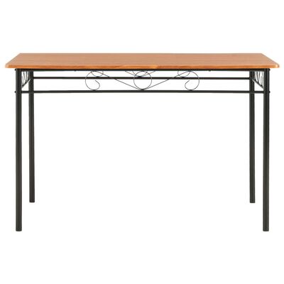 vidaXL Jedálenský stôl hnedý 120 x 70 x 75 cm MDF