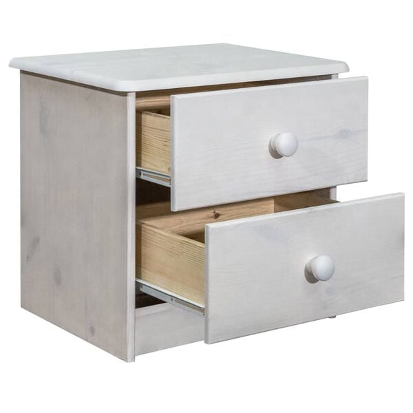 vidaXL Nočn&yacute; stol&iacute;k 43x34x40 cm borovicov&yacute; mas&iacute;v