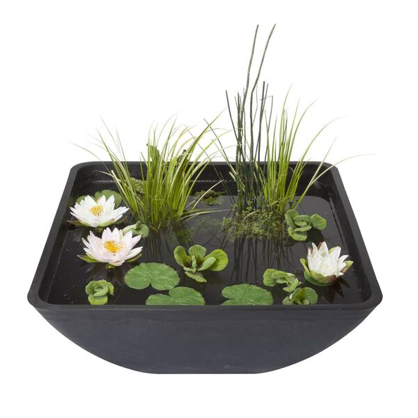 Velda Dekorat&iacute;vne mini jazierko s font&aacute;nou, &scaron;tvorcov&eacute;, 75x75x35 cm, 123516