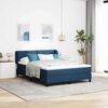 vidaXL Posteľ boxspring s matracom s matracmi Modr&aacute; 140 x 190 cm l&aacute;tka