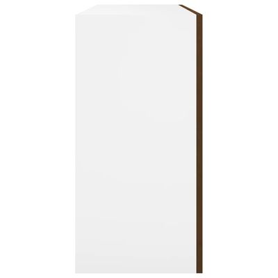 vidaXL Závesná skrinka hnedý dub 80x31x60 cm spracované drevo