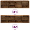 VidaXL skrinky na knihy 3 ks Old Wood Engineered Wood