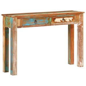 vidaXL Konzolov&yacute; stol&iacute;k 110x30x75 cm recyklovan&yacute; mas&iacute;v