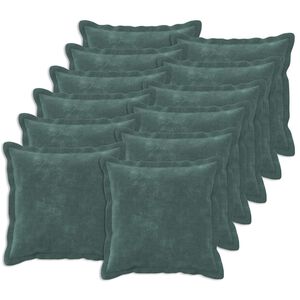 vidaXL Podložka HOUTEN 12 ks Morsky modr&aacute; Mikrovl&aacute;kno fleece