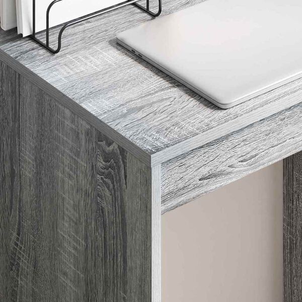 vidaXL Stôl Sivý Sonoma 60 x 40 x 76 cm