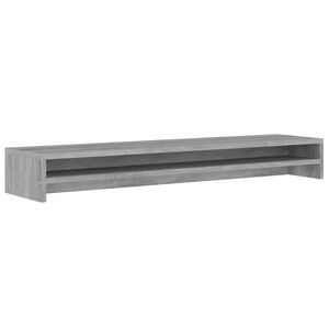 vidaXL Stojan na monitor siv&yacute; dub sonoma 100x24x13 cm spracovan&eacute; drevo