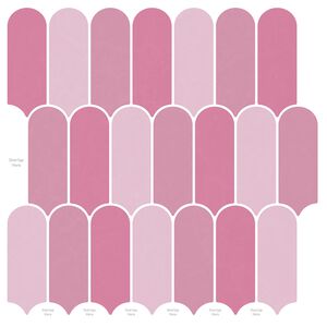 vidaXL Dlaždica s per&iacute;m 20 pcs Ružov&aacute; 30 x 30 cm Polyuret&aacute;n a PET