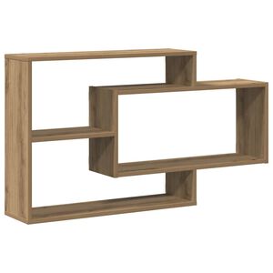 vidaXL N&aacute;stenn&aacute; polička Artisan Dub 104x20x58,5 cm Kon&scaron;trukčn&eacute; drevo
