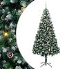 vidaXL Umel&yacute; vianočn&yacute; stromček Zelen&aacute; 240 cm PVC a Oceľ a Plast