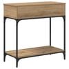 vidaXL Konzolov&yacute; st&ocirc;l dub artisan 75 x 34.5 x 75 cm Kompozitn&eacute; drevo