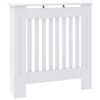 vidaXL Kryt radi&aacute;tora 2 pcs Biela 78 x 19 x 81,5cm Kompozitn&eacute; drevo