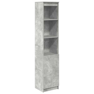 vidaXL Highboard Concrete Grey 37,5x35x180 cm Kon&scaron;trukčn&eacute; drevo