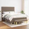 vidaXL Boxspring posteľ s matracom sivohned&yacute; 140x190 cm l&aacute;tka