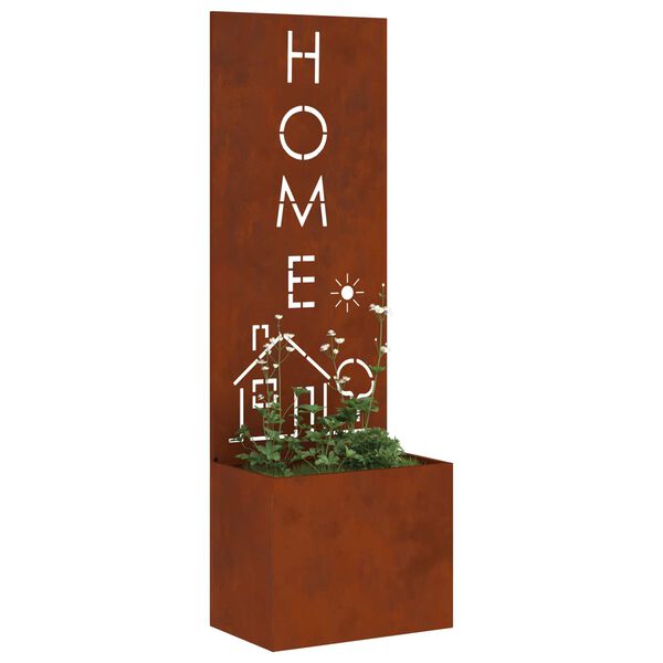 vidaXL Z&aacute;hradn&aacute; clona na s&uacute;kromie Rezac&iacute; Hrdzav&yacute; 50 x 140 cm