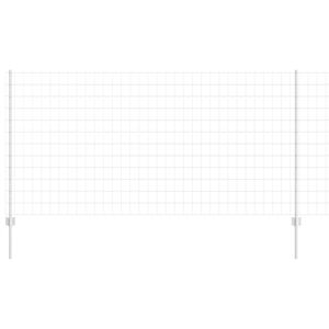 vidaXL Plot s podperou Strieborn&aacute;