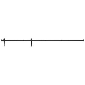 vidaXL Mini kovanie na posuvn&eacute; dvere skrinky, uhl&iacute;kov&aacute; oceľ 183 cm