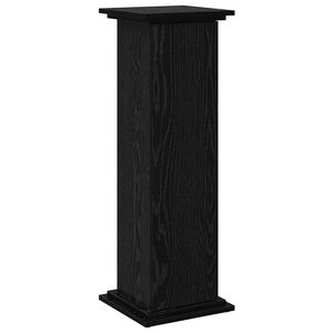 vidaXL Stojan na vystavenie s poličkou Čierny dub 31 x 30 x 90 cm