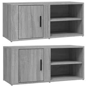 vidaXL TV skrinky 2 ks siv&yacute; dub sonoma 80x31,5x36 cm spracovan&eacute; drevo