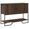 vidaXL Konzolov&yacute; stol&iacute;k hned&yacute; dub 100x35x74,5 cm kompozitn&eacute; drevo