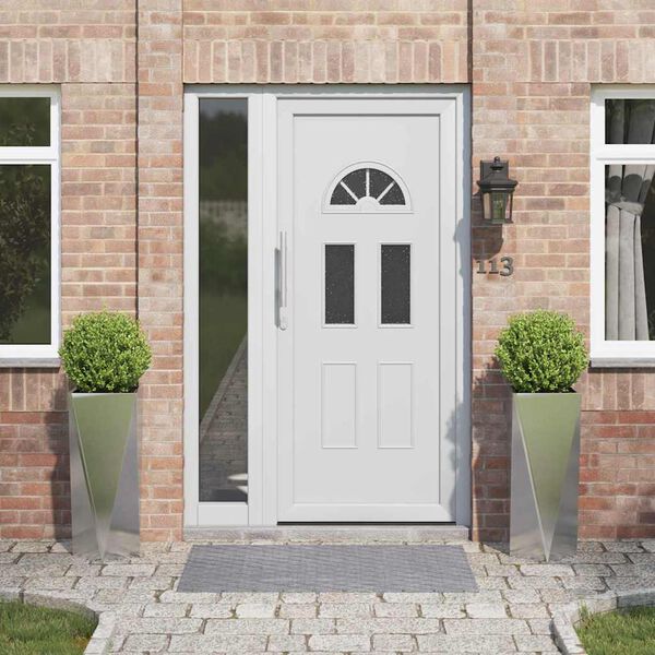 vidaXL Hrant&iacute;k 2 pcs Strieborn&aacute; 30 x 30 x 75 cm Nerezov&aacute; oceľ