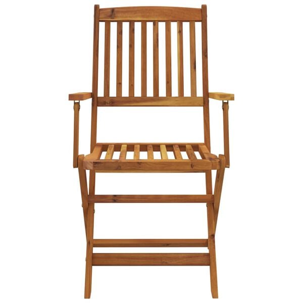 vidaXL 7-dielna skladacia vonkaj&scaron;ia jed&aacute;lensk&aacute; s&uacute;prava ak&aacute;ciov&eacute; drevo