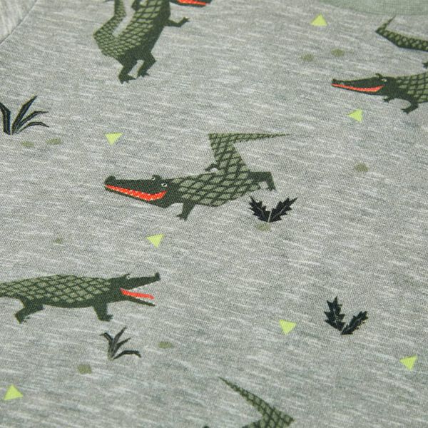 Detsk&eacute; tričko svetl&eacute; kaki melanž 140