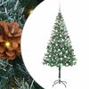 vidaXL Umel&yacute; vianočn&yacute; stromček s 300 LED-i Zelen&aacute; 180 cm PVC a oceľ