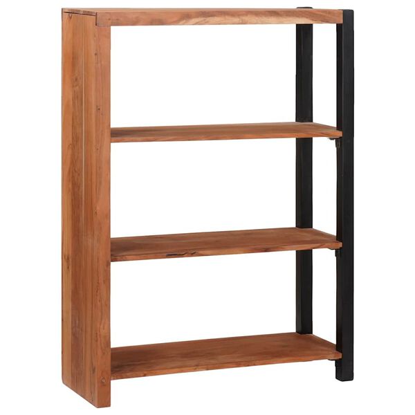 vidaXL Regál na knihy Hnedá 80 x 30 x 110 cm Akáciový masív