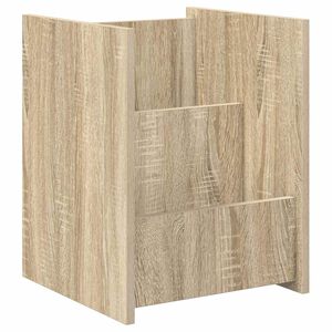 vidaXL Reg&aacute;l na časopisy Sonoma dub 35 x 35 x 45 cm Kompozitn&eacute; drevo