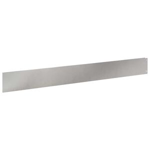 vidaXL Obrubn&iacute;k tr&aacute;vnika 20 ks 100 x 12 cm Oceľ Strieborn&aacute;