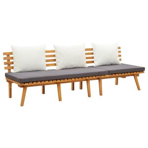 vidaXL Z&aacute;hradn&aacute; denn&aacute; posteľ 200x65 cm ak&aacute;ciov&yacute; mas&iacute;v