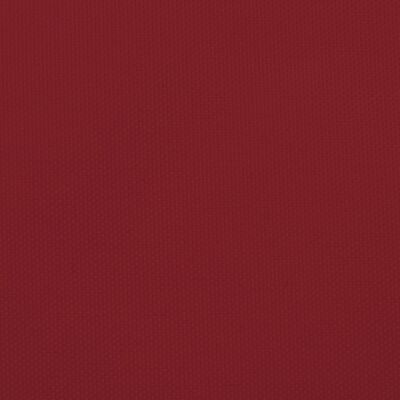 vidaXL Tieniaca plachta, oxford, lichobežníková 3/5x4 m, červená
