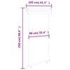 vidaXL Bočná markíza na balkón 100x250 cm, čierna