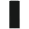 vidaXL Botn&iacute;k čierny 80x21x57 cm kompozitn&eacute; drevo